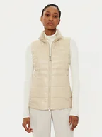 Kamizelki damskie - Patrizia Pepe Bezrękawnik 8O0172/A503-B814 Beżowy Regular Fit - miniaturka - grafika 1