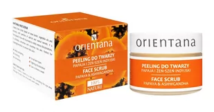 Orientana Naturalny Kremowy Peeling do Twarzy PAPAJA I ŻEŃSZEŃ INDYJSKI, 50g- - Peelingi i scruby do twarzy - miniaturka - grafika 3