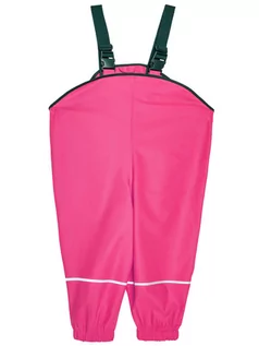 Spodnie i spodenki dla chłopców - Playshoes Spodnie materiałowe 405424 M Różowy - grafika 1