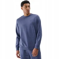 Bluzy męskie - Bluza męska 4F M1767 denim 4FWMM00TSWSM1767 32S M - miniaturka - grafika 1