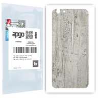 Szkła hartowane na telefon - Folia naklejka skórka strukturalna na TYŁ do Apple iPhone 6s -  Beton Srebrne Paski - apgo SKINS - miniaturka - grafika 1