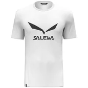 Koszulki sportowe męskie - Koszulka męska Salewa Solidlogo Dri-Rel M S/S Tee Rozmiar: L / Kolor: biały - miniaturka - grafika 1