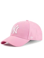 Czapki damskie - 47 Brand Czapka z daszkiem New York Yankees B-MVPSP17WBP-RS Różowy - miniaturka - grafika 1