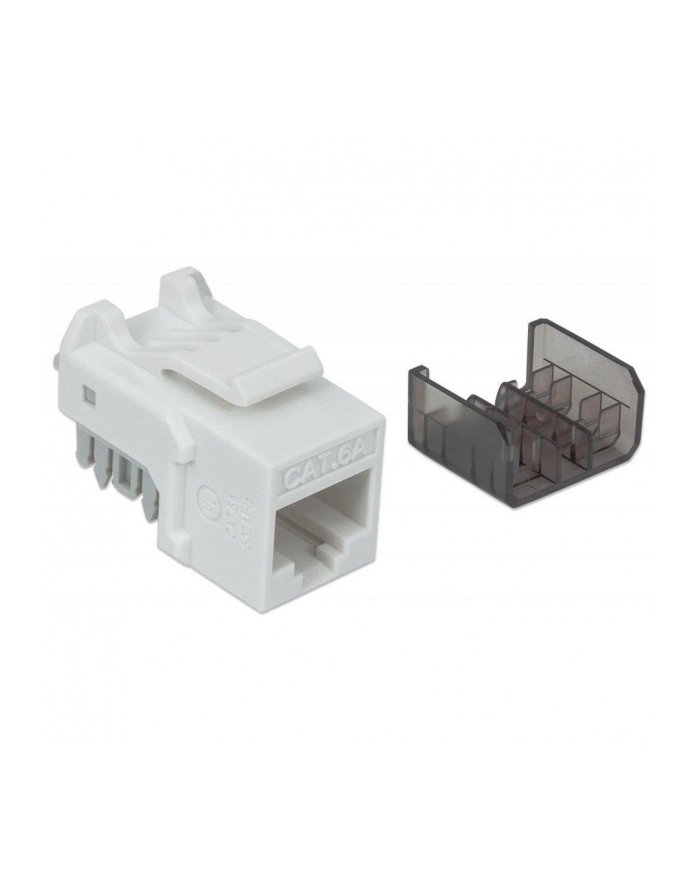 INTELLINET Cat6a Keystone Jack RJ45 10 Gigabit UTP Kolor: BIAŁY 513791