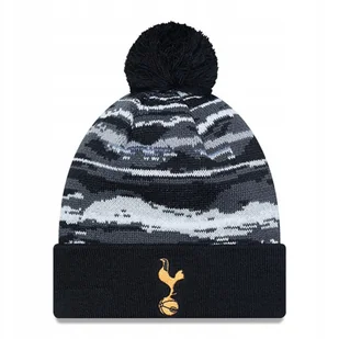 Czapka zimowa New Era Tottenham Hotspur F.C. Black Bobble Knit Beanie Hat - 60363502 - Czapki i chusty sportowe męskie - miniaturka - grafika 1