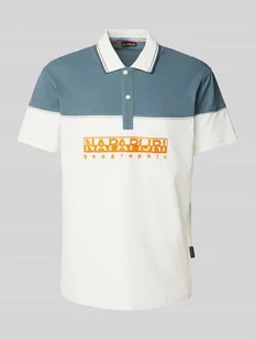 Koszulka polo o kroju regular fit z wyhaftowanym logo model ‘SATURNIA’ - Koszulki męskie - miniaturka - grafika 1