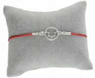 Bransoletki - Bransoletka znak zodiaku wodnik srebro 925 - miniaturka - grafika 1