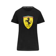 Koszulki i topy damskie - Koszulka t-shirt damska czarna Shield Ferrari F1 2023 - miniaturka - grafika 1