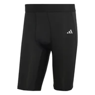 Bielizna sportowa męska - Męskie Kalesony termoaktywne ADIDAS TF SHRT TIGHT M HP0618 – Czarny - miniaturka - grafika 1