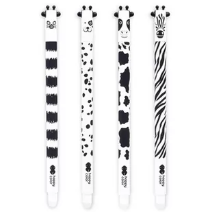 Happy Color Długopis wymazywalny BLACK&WHITE 0.5 mm niebieski - Długopisy - miniaturka - grafika 1