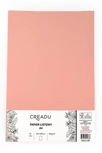 Papier listowy, A4, jasnoróżowy, Creadu - Scrapbooking Papier listowy, A4, jasnoróżowy, Creadu - Scrapbooking - miniaturka - grafika 1