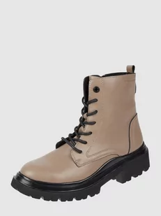 Buty sznurowane - Kozaki damskie - miniaturka - grafika 1