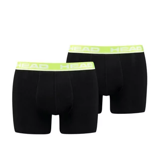 Majtki męskie - Bokserki męskie Head Basic Boxer 2 Pack - grafika 1