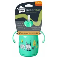 Bidony dla dzieci - Tommee Tippee Kubek niekapek Superstar ze słomką 300ml 6m+ Green Raty 10x0% do 15.04.2022! - miniaturka - grafika 1