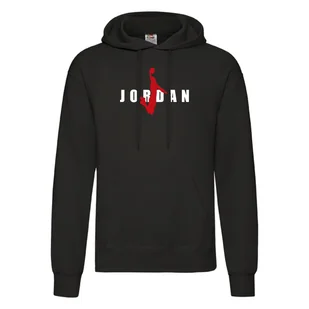 MĘSKA BLUZA Z KAPTUREM Michael Jordan AIR NBA r. L - Bluzy męskie - miniaturka - grafika 1