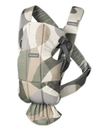 Nosidełka dla dzieci - Babybjorn Nosidełko Mini Cotton Khaki/Green - miniaturka - grafika 1