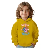 Bluzy dla dziewczynek - BLUZA DZIECIĘCA STITCH ANGEL ANDZIA 134-140 Z KAPTUREM BAWEŁNIANA JAKOŚĆ - miniaturka - grafika 1