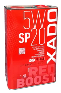 XADO ATOMIC OIL RED BOOST 5W20 SP 4L - Oleje silnikowe XADO ATOMIC OIL RED BOOST 5W20 SP 4L - Oleje silnikowe - miniaturka - grafika 1