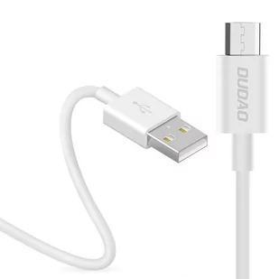 Szybki kabel Dudao Usb / micro Usb 3A 1m biały - Kable USB - miniaturka - grafika 1