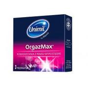 Prezerwatywy - Unimil (POL) prezerwatywy o orgazmicznej teksturze UNIMIL: Orgazmax (1op./3szt.) - miniaturka - grafika 1