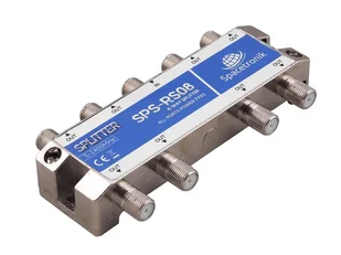 Spacetronik Rozgałęźnik splitter 1/8 5-2400 MHz SPS-R08 - Rozgałęźniki i multiswitche do TV-SAT - miniaturka - grafika 1
