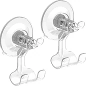 Zawiasy, okucia i inne akcesoria - 2 sztuki - Mocny hak próżniowy - Obrotowy hak z przyssawką - Przyssawka z hakiem - Hak samoprzylepny - Hak samoprzylepny - miniaturka - grafika 1