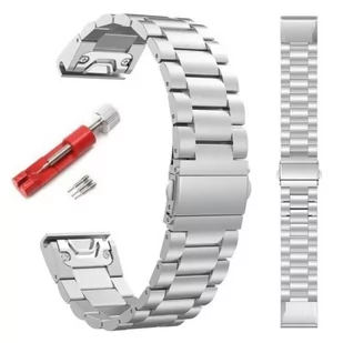 STALOWA BRANSOLETA DO ZEGARKA GARMIN FENIX 5S / 6S / 7S - Akcesoria do nawigacji - miniaturka - grafika 1