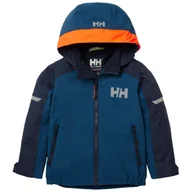 Kurtki narciarskie - Helly Hansen K Legend 2.0 Ins, kurtka narciarska, dziecięca, ciemnoniebieska - miniaturka - grafika 1