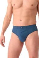 Majtki męskie - Slipy męskie bawełniane (2pack) o wysokim zabudowanym kroju granatowe MPP 946 Key - miniaturka - grafika 1