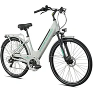 Rower elektryczny INDIANA E-Trekking 3.0 D18 28 cali Biały