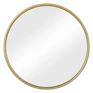 Lustra - Bukkitbow - okrągłe lustro - MDF z metalem i szkłem - dostępne w wymiarach 40x40/50x50/60x60cm - wyraźna reprodukcja - elegancka dekoracja ścienna - złoto - miniaturka - grafika 1