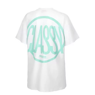 Claziyo T-shirt Oversize Damski XS - Koszulki i topy damskie - miniaturka - grafika 1