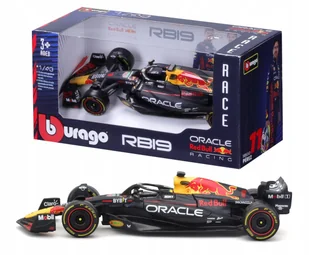 BOLID F1 Red Bull Racing RB19 Max Verstappen 1:43 model BBURAGO 18-38082 - Samochody i pojazdy dla dzieci - miniaturka - grafika 1