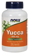 Suplementy naturalne - Now Foods Yucca - Korzeń Yukka 500 mg (100 kaps.) - miniaturka - grafika 1