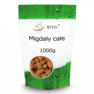 VIVIO Migdały Całe - 1000G - Zdrowa żywność - miniaturka - grafika 1