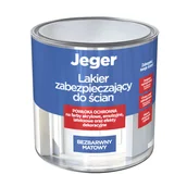 Pozostałe akcesoria malarskie - Lakier zabezpieczający do ścian bezbarwny mat 5 l Jeger - miniaturka - grafika 1