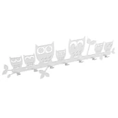 Wieszaki i stojaki - Metalowy wieszak ścienny na ubrania i klucze loft SOWY biały - miniaturka - grafika 1