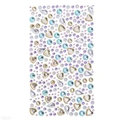 Dekoratorstwo - Kryształki samoprzylepne, 250 szt. pastel - miniaturka - grafika 1