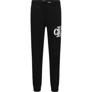 CALVIN KLEIN JEANS Spodnie dresowe | Regular Fit - Spodnie sportowe damskie - miniaturka - grafika 1