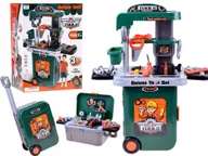 Mały majsterkowicz - Warsztat narzędzia w walizce 3w1 majster ZA3168 - miniaturka - grafika 1