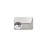 Koperty - Clairefontaine Koperty 9 x 14cm Perłowe Srebrne Clairefontaine 20 sztuk - 50071C - miniaturka - grafika 1