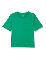 Koszulki i topy damskie - Gerry Weber Damska koszulka z krótkim rękawem z nadrukiem z przodu pół ręki, z rozcięciem, koszulka z rękawami 3/4, koszulka z nadrukiem z przodu, jednokolorowa, Vibrant Green, 40 - miniaturka - grafika 1