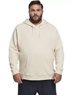 Bluzy męskie - Urban Classics Męska bluza z kapturem z bawełny organicznej Basic Hoody, bluza z kapturem dla mężczyzn w wielu kolorach, rozmiary S-5XL, beżowy (piasek 00208), M - miniaturka - grafika 1