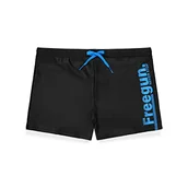 Kąpielówki męskie - FREEGUN Męski strój kąpielowy basenowy, miękki i wygodny, czarny, L - miniaturka - grafika 1