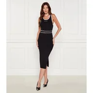 Sukienki - Karl Lagerfeld Sukienka z paskiem - miniaturka - grafika 1