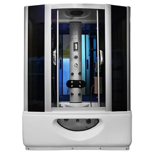 Prostokątna kabino wanna z hydromasażem 165x85 cm MO-09944B - Kabiny z hydromasażem - miniaturka - grafika 1