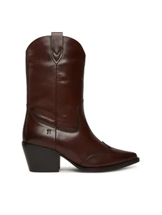 Bronx Kowbojki Jukeson 47650-A Brązowy - Botki damskie - miniaturka - grafika 1