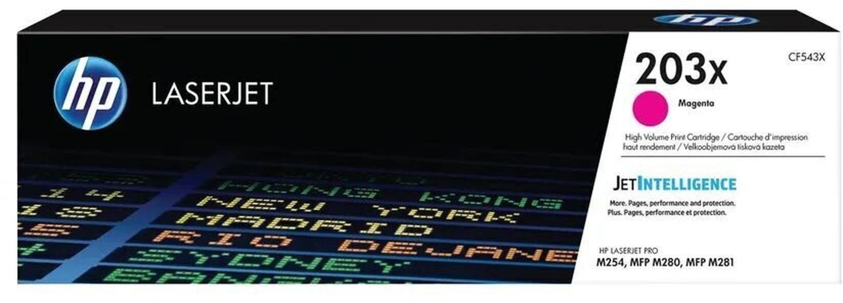 Toner HP Extra Digital Spausdintuvo kasetė HP CF543X, raudona PP-CF543X