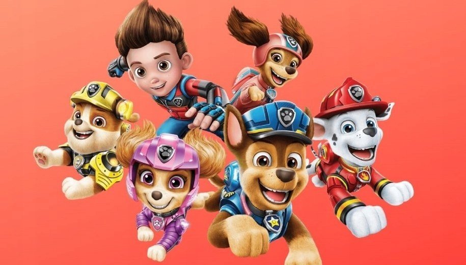 PUZZLE Psi Patrol: Wielki film 2023 A3 252 el z Nadrukiem + IMIĘ Pudełko