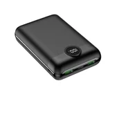 Powerbanki - Veger Power bank S20 20 000mah Lcd Quick Charge Pd22,5w Czarny W2053 - miniaturka - grafika 1